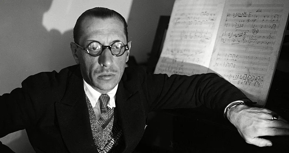 Russian composer Igor Stravinsky