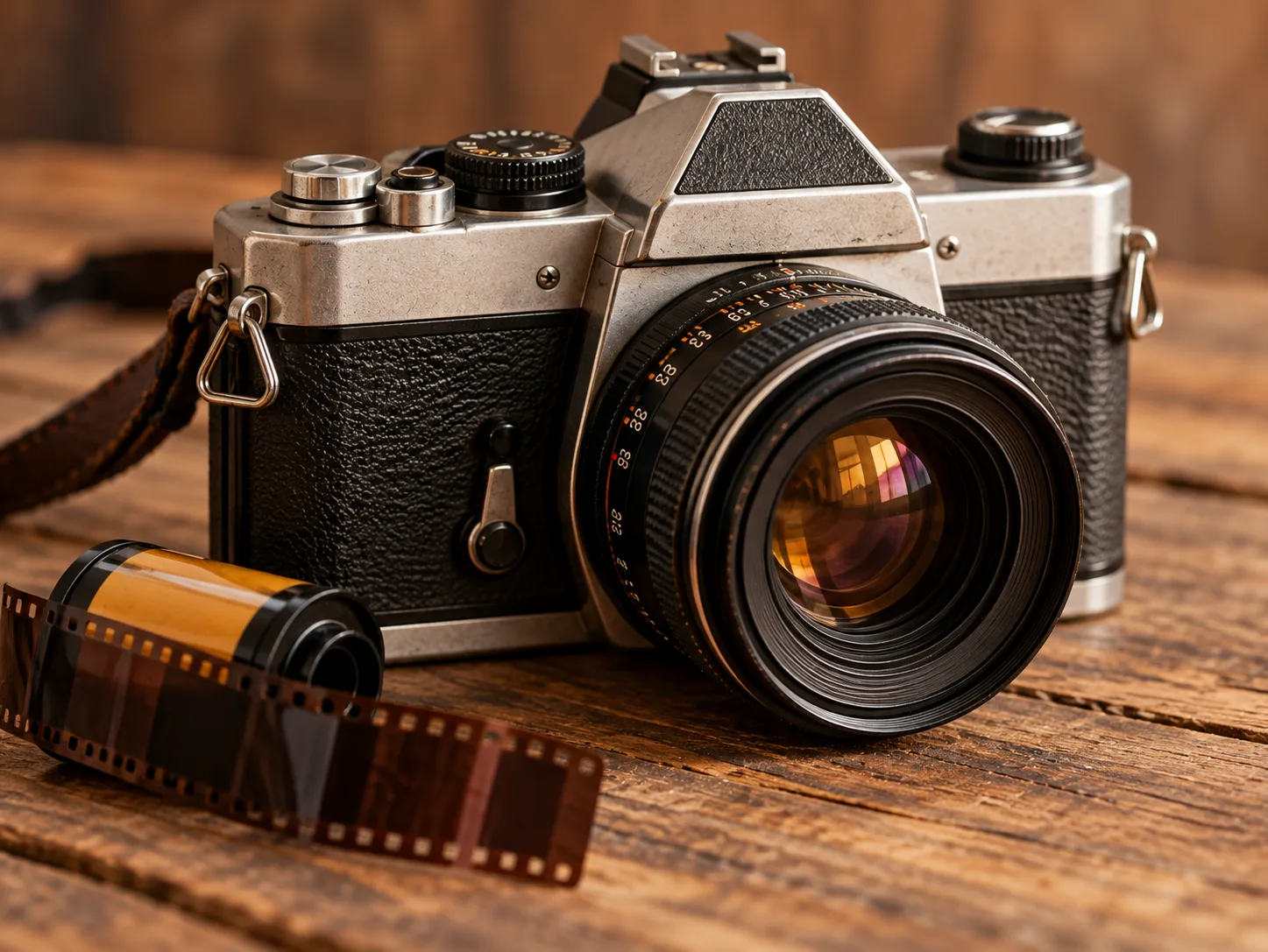 Old film camera